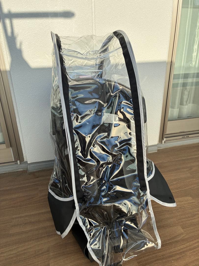 【美品】OGK　RBC-017DX2　自転車チャイルドシート　後ろ　レインカバー