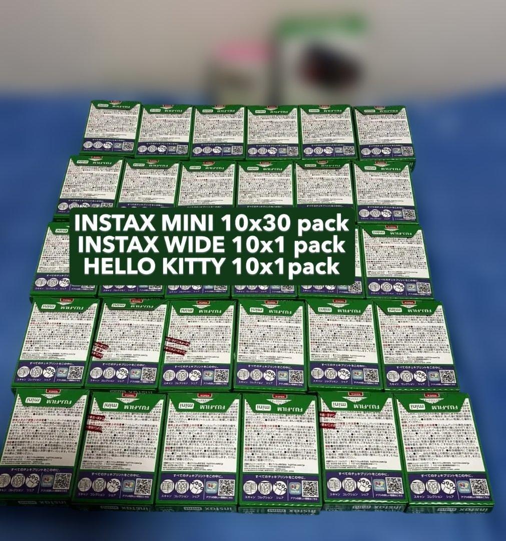 アイドル instax mini 30& WIDE 1 & hello kitty 1