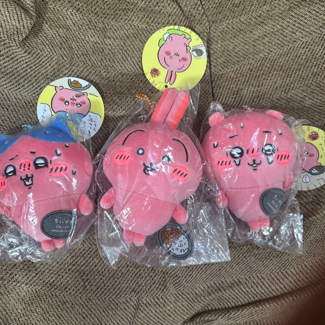 すっごく辛いんだッカレーライス マスコット3個セット　ちいかわ　ハチワレ　うさぎ