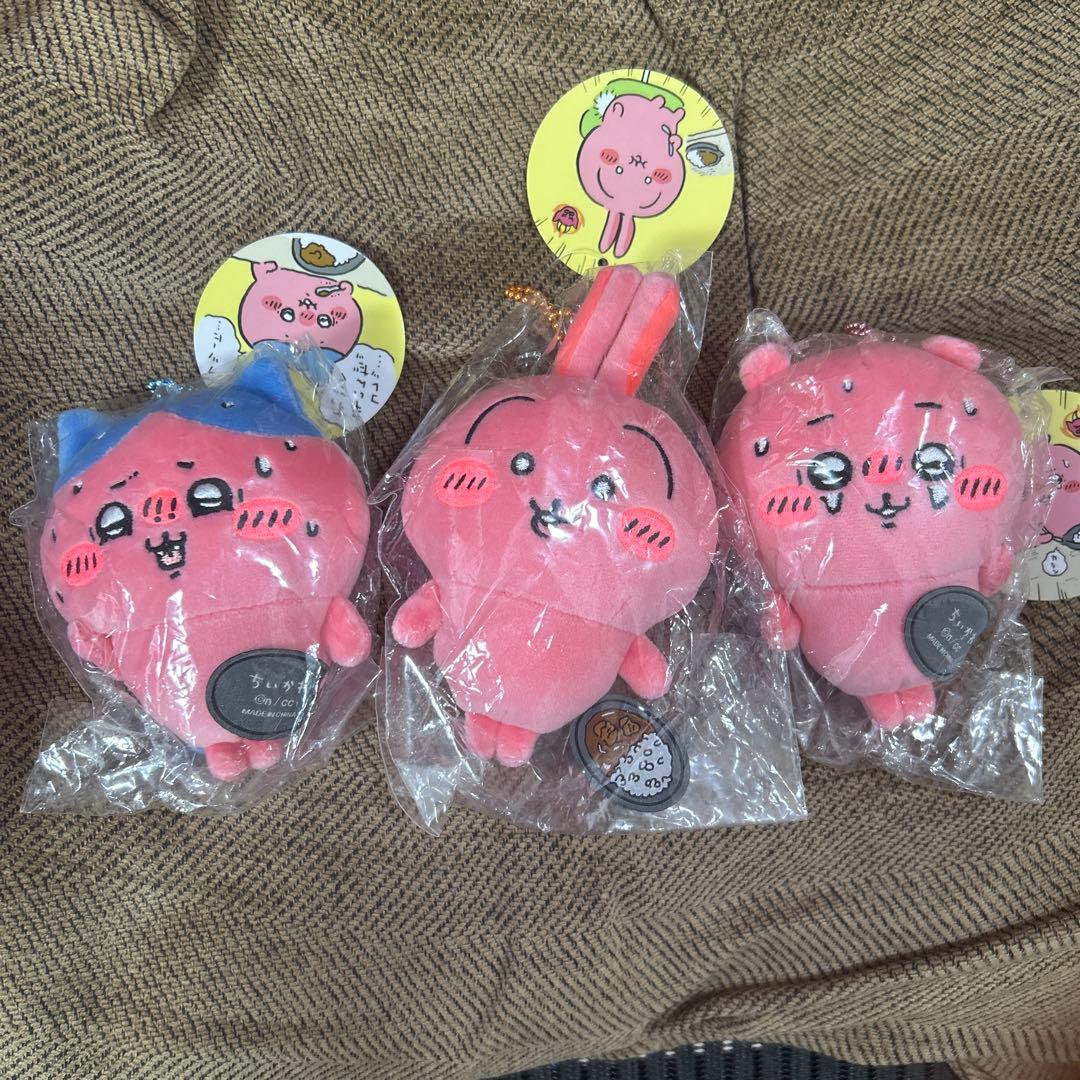 すっごく辛いんだッカレーライス マスコット3個セット　ちいかわ　ハチワレ　うさぎ