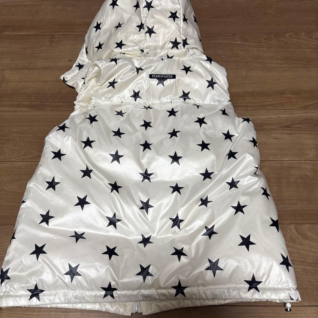 PEARLY GATES リバーシブル星柄ダウンジャケット