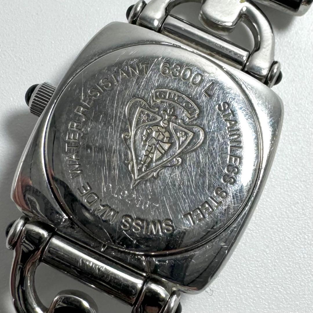 美品★稼働品★GUCCI 6300L レディース クォーツ腕時計 電池新品