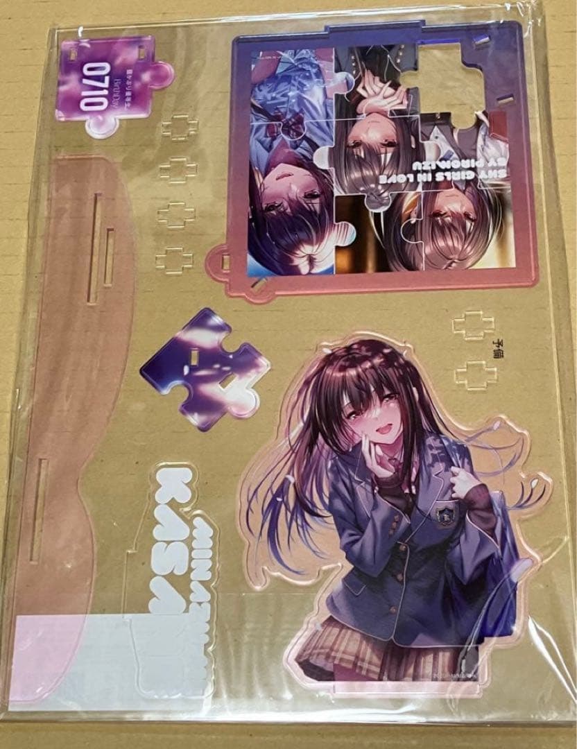 はにかみ彼女　ピロ水(アマカノ　アマカノ2)　水澄華実　アクリルフィギュア