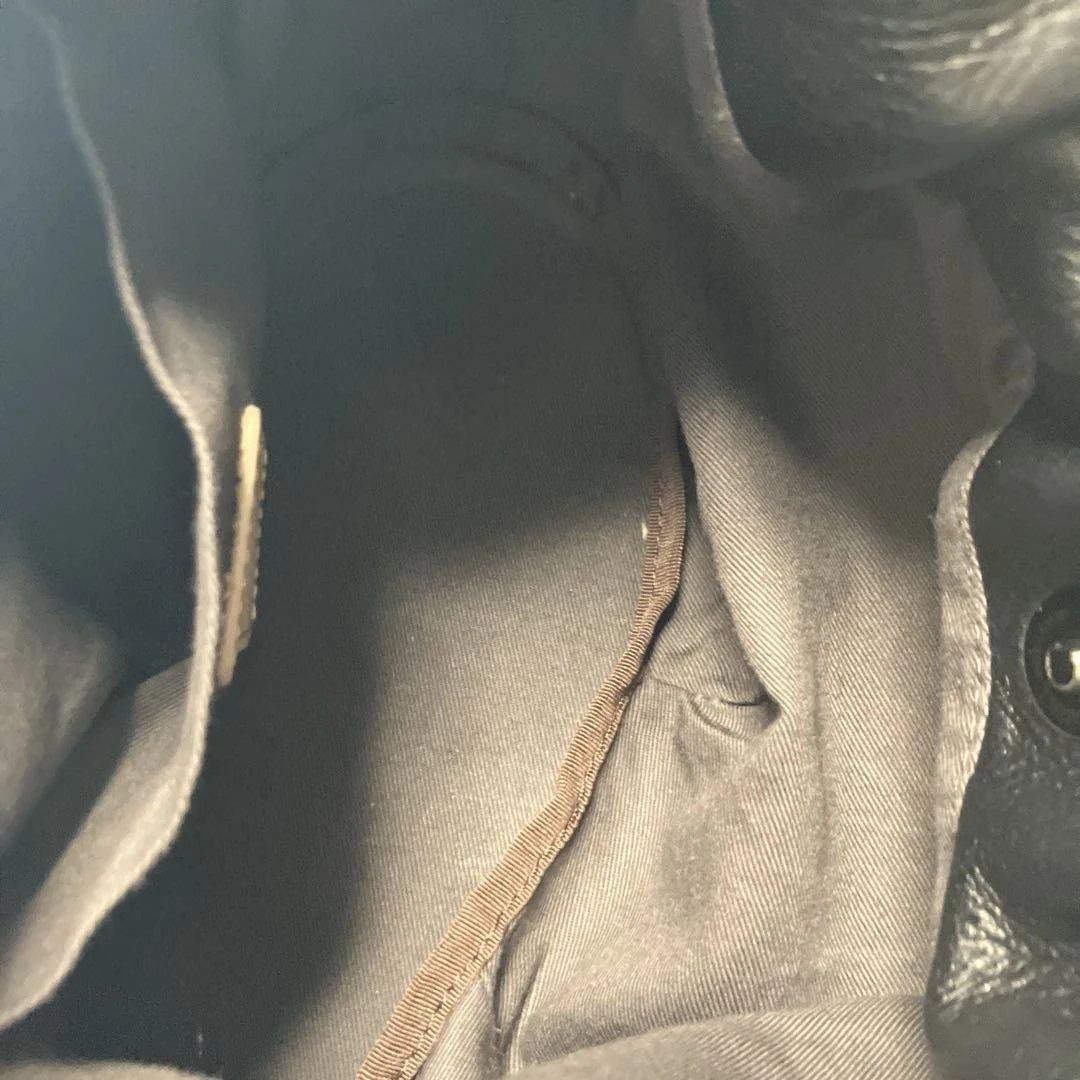 russet レザー4WAYショルダーバッグ ブラック