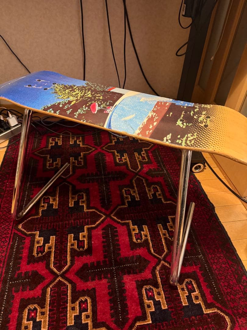 永井博 × BALスケートボードとTHE UNIONのスツールセット