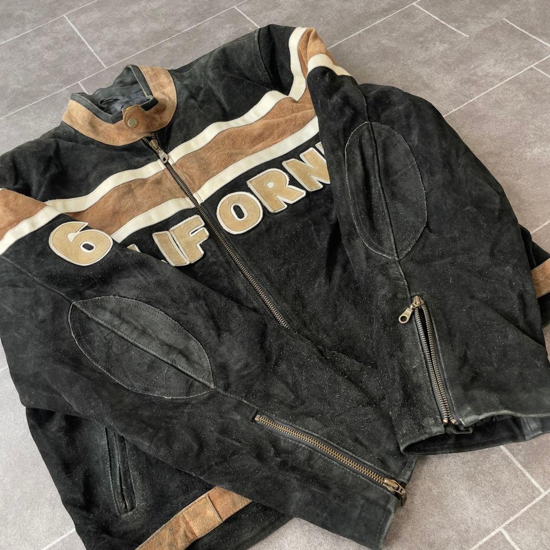 80-90s ヴィンテージ 本革 Route 66 スエードレザージャケット