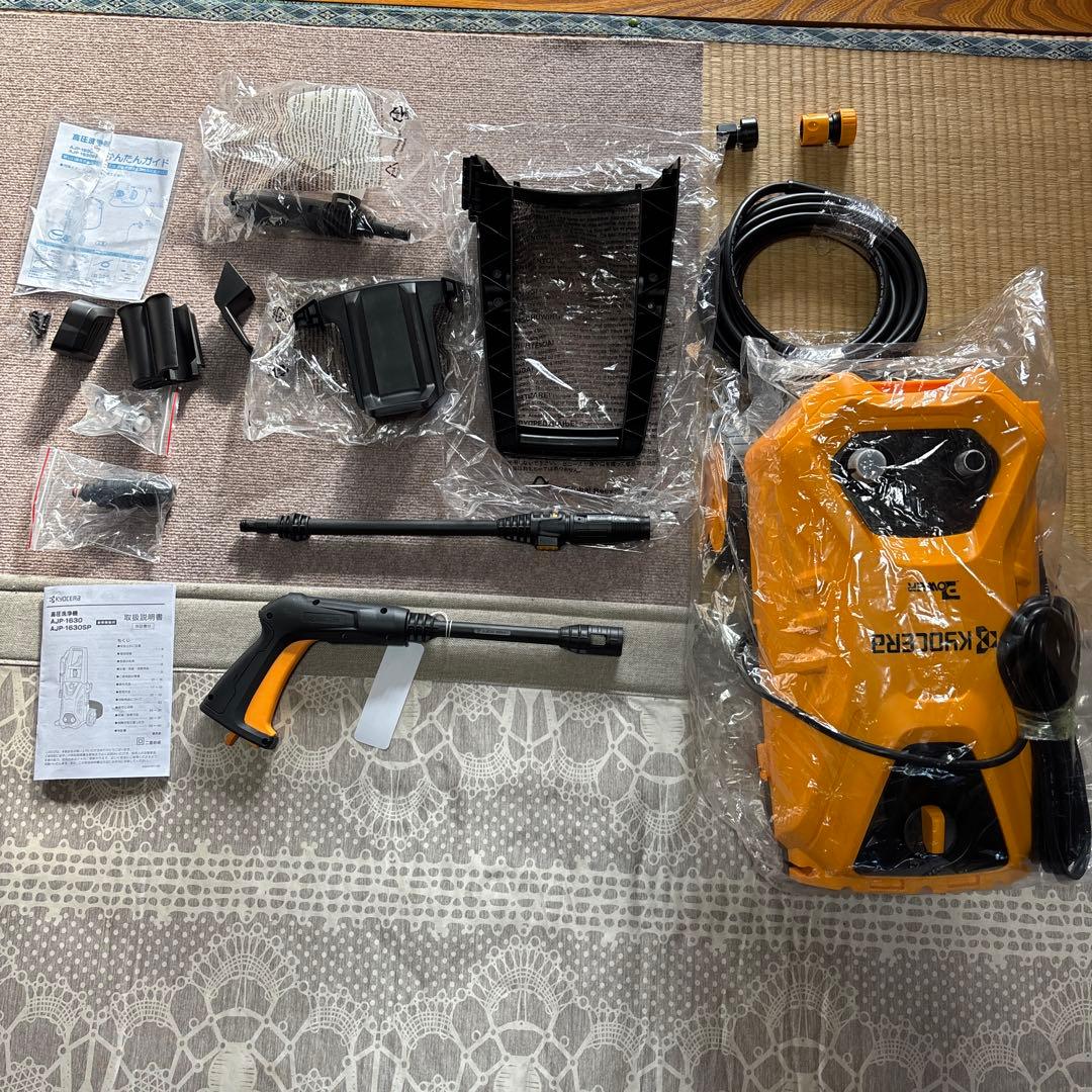 新品未使用　京セラ　高圧洗浄機AJP-1630 泡ノズル付