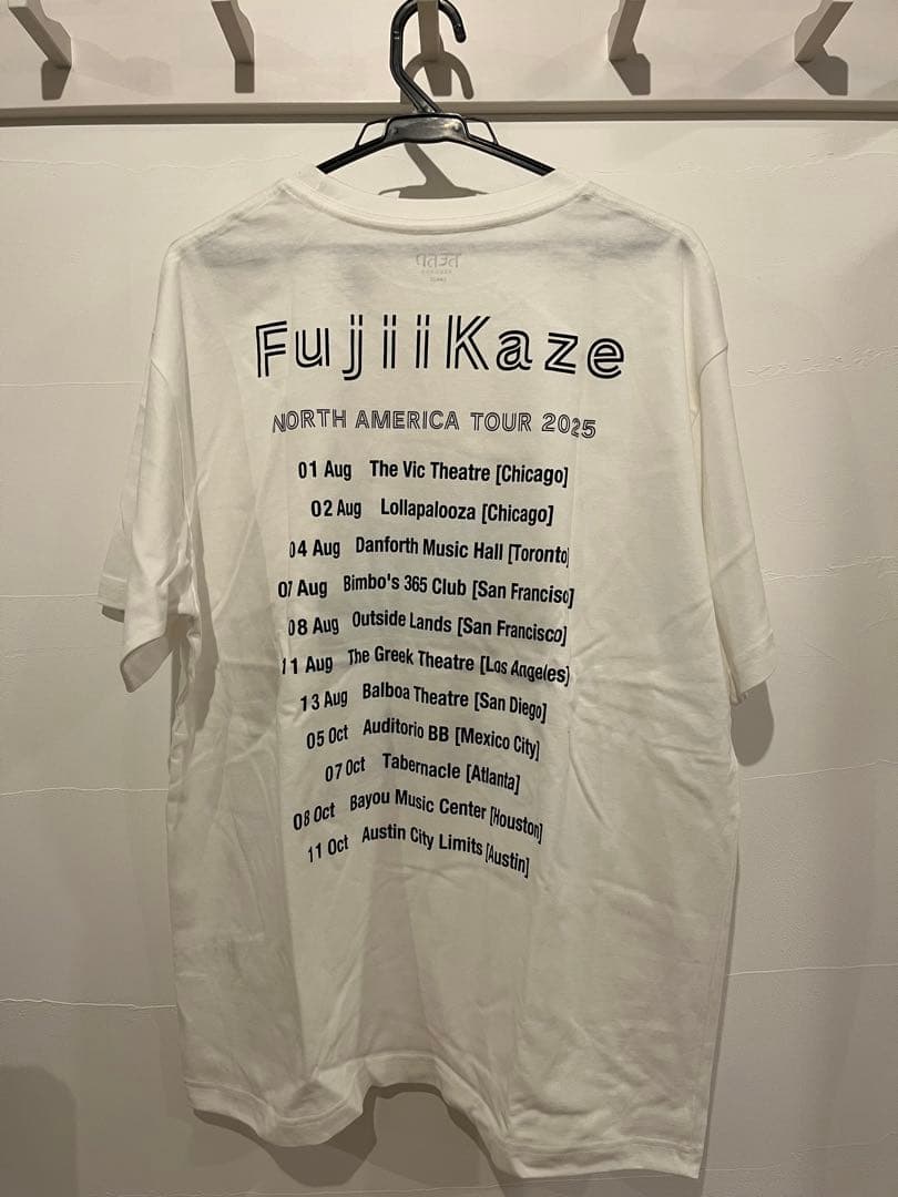 藤井風 Fujii Kaze 北米ツアー 2025 Tシャツ