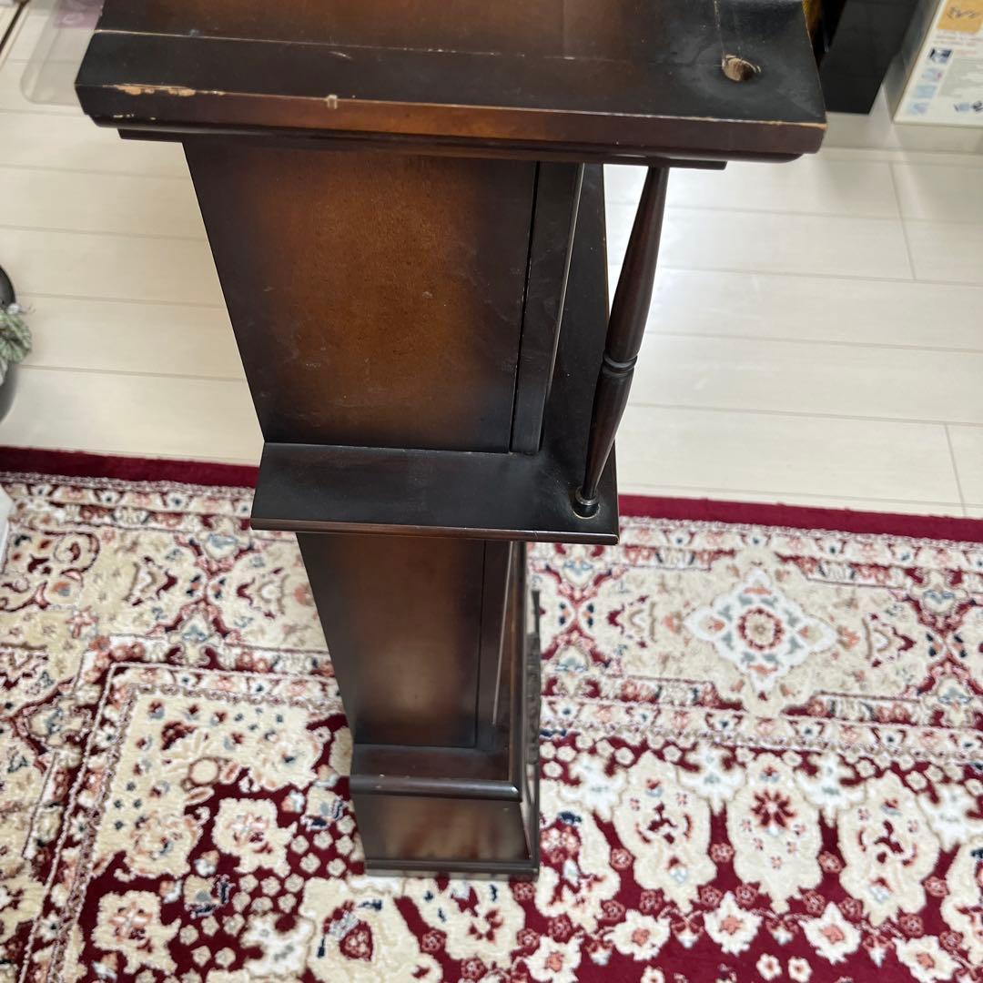 トレードマーク昭和レトロ アンティーク 振り子時計 木製枠 柱時計ゼンマイ式ク