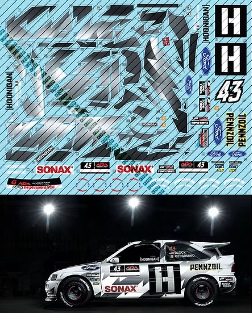 フォードエスコート RSコスワース wrc 1995・KMP TK24023