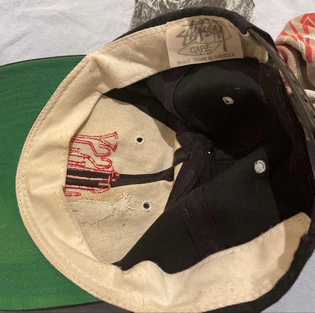 【80s】 old stussy シャドーマン　cap