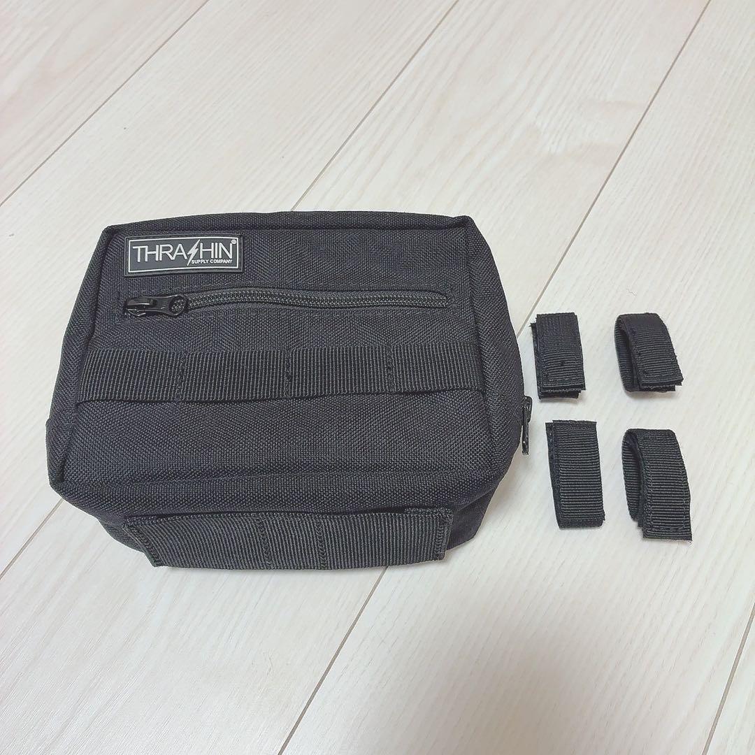 スラッシンサプライ Thrashin Supply ハンドルバーバッグ ブラック