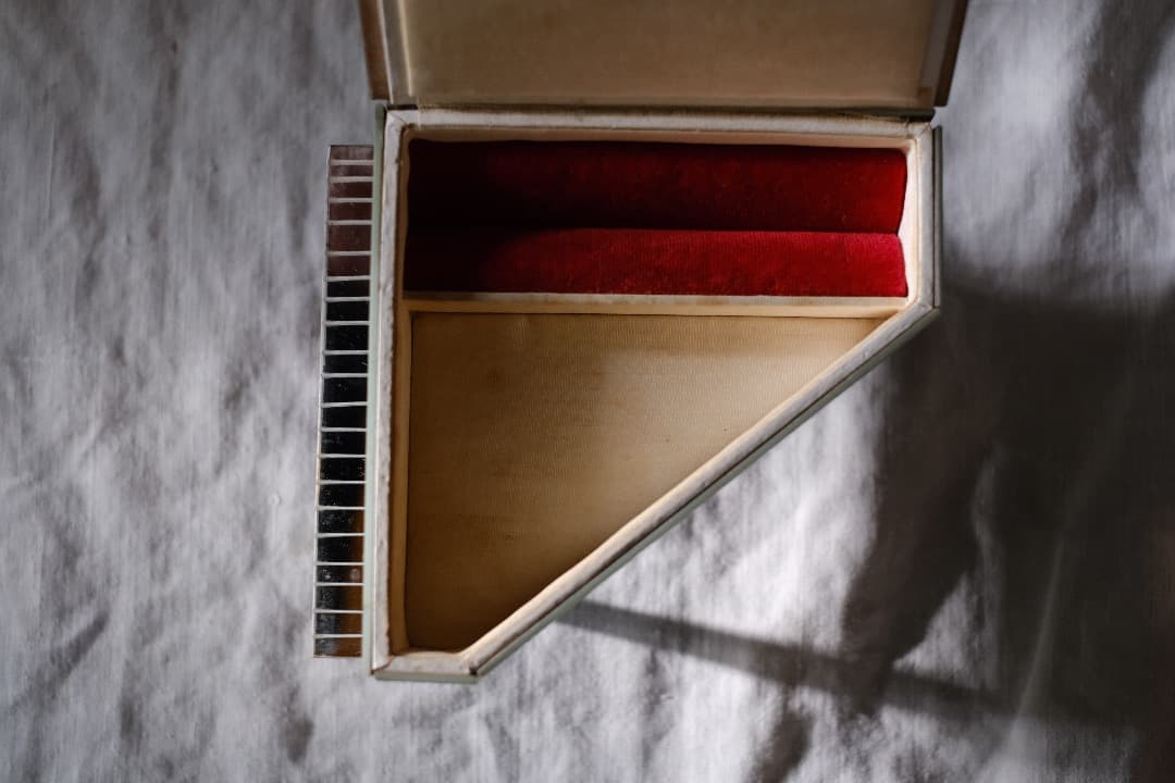 フランスアンティーク｜ガラス張りのジュエリーケース