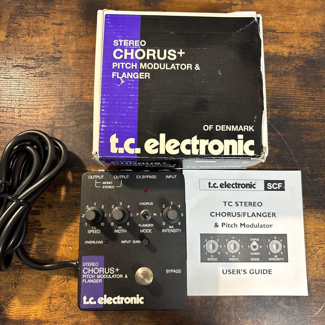 ギター tc electronic SCF STEREO CHORUS+