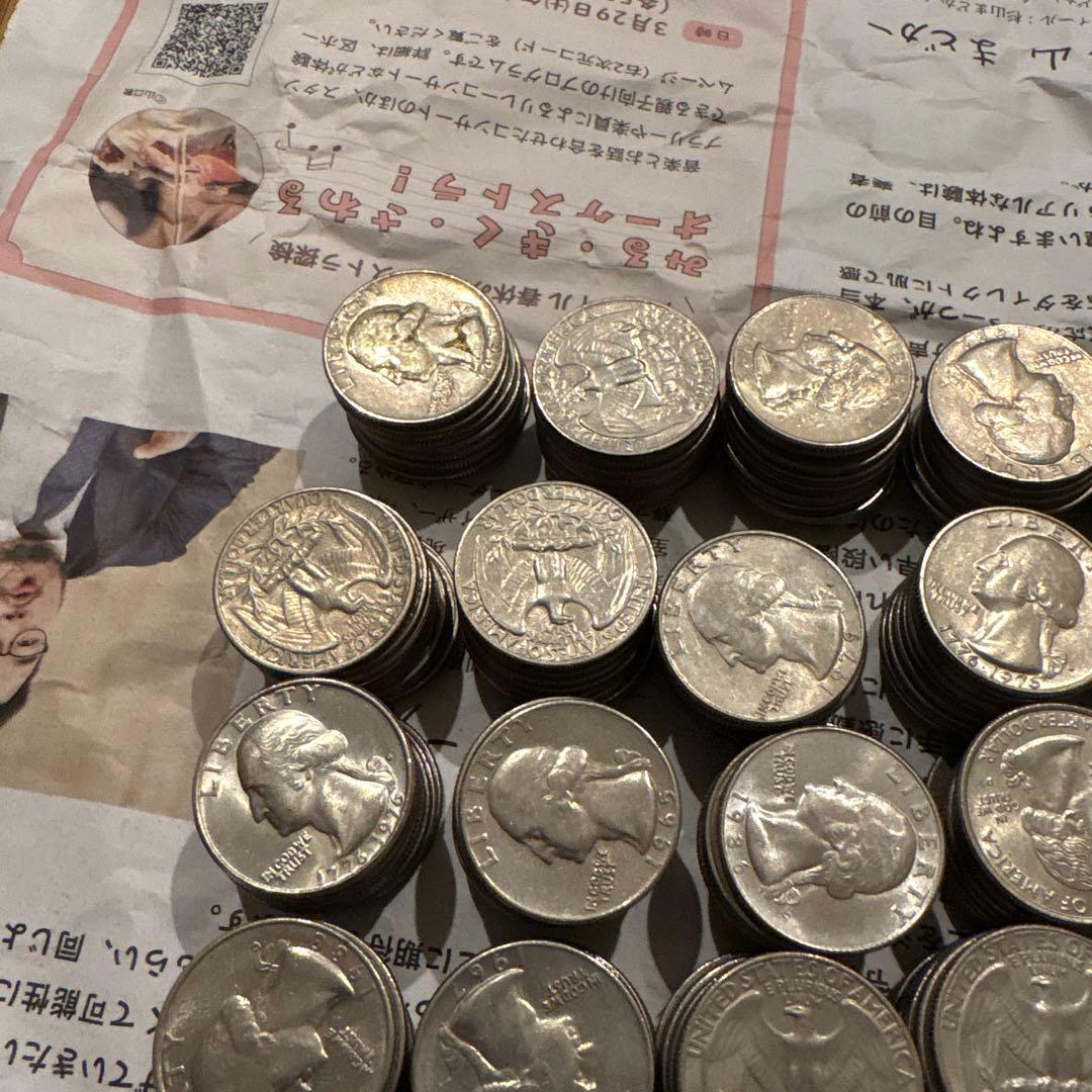 254枚 ジョージ・ワシントン クォーターダラー　アメリカドル