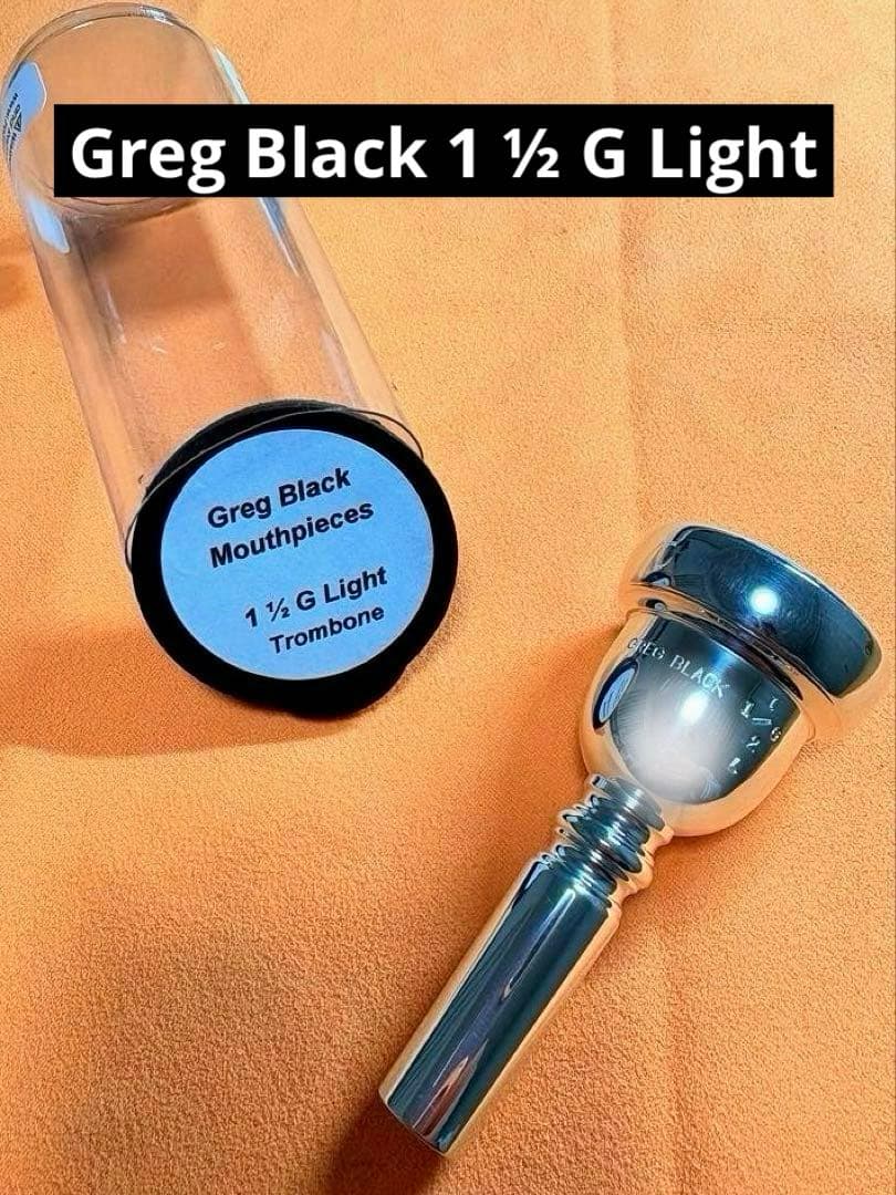 Greg Black 1 ½ G Light トロンボーンマウスピース