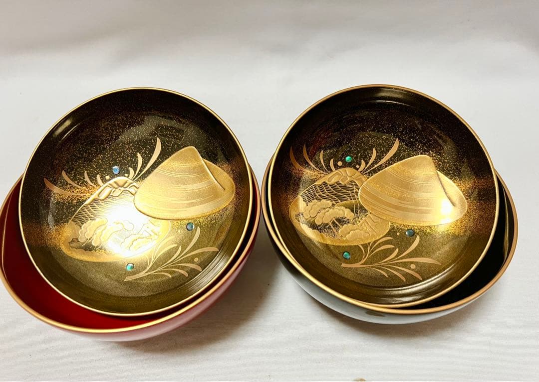 貝合わせ 輪島塗 夫婦椀