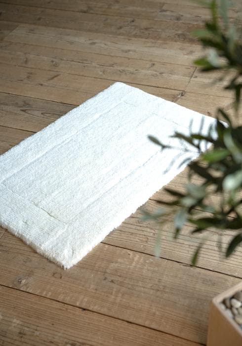 UCHINO 繊維の宝石 海島綿 「シークリスタル」 バスマット 50×80cm