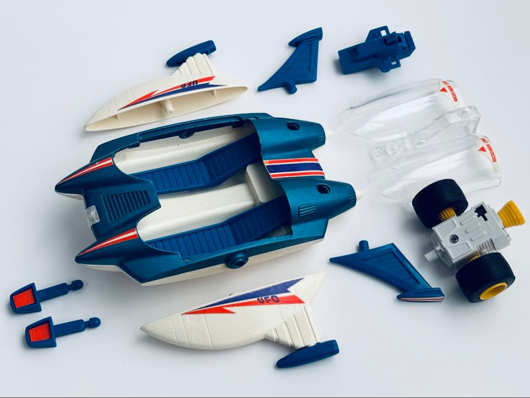 ミクロマン　コスモカーシリーズ　ミクロ円盤UFO タカラ　1976年頃　当時物