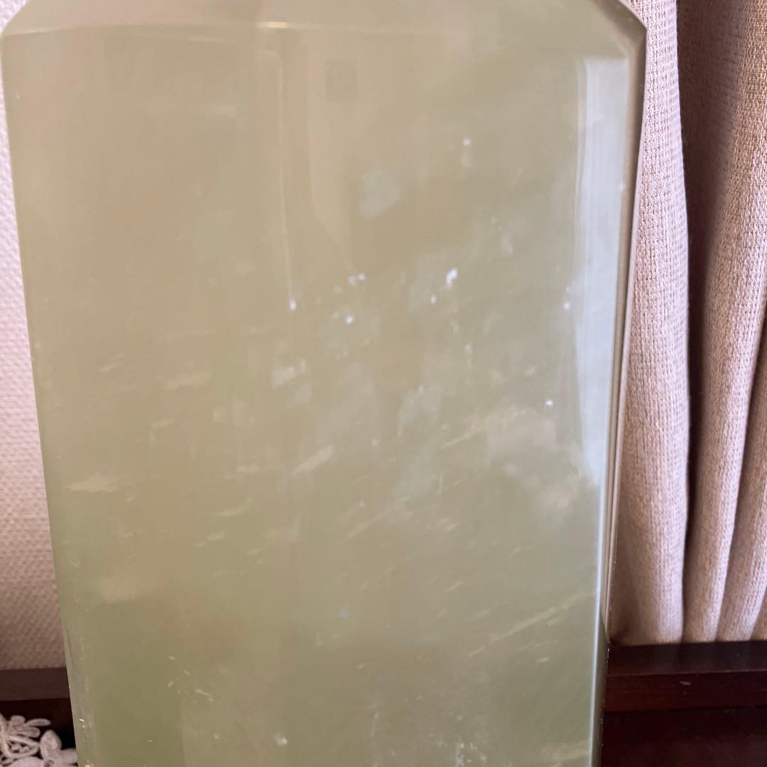 黄水晶　原石　石柱