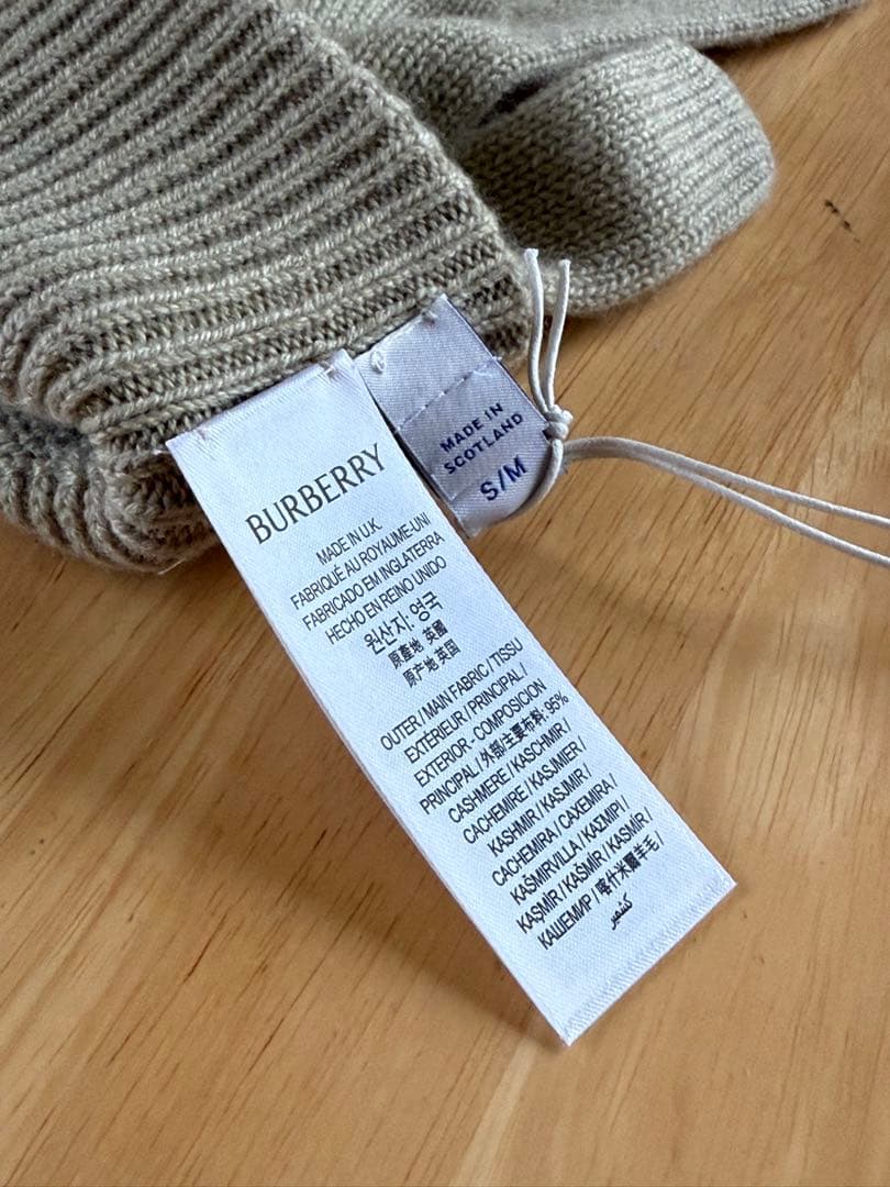 BURBERRY カシミヤ 手袋