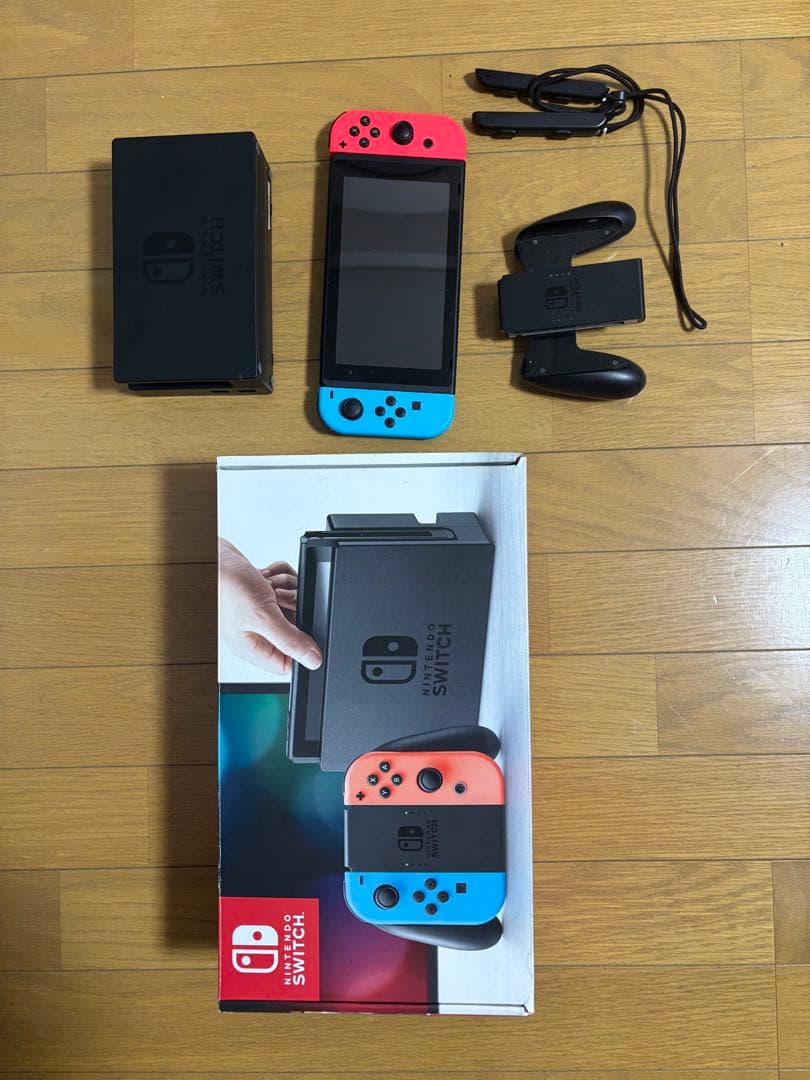 【Joy-conスティック不具合有】Nintendo Switch 本体
