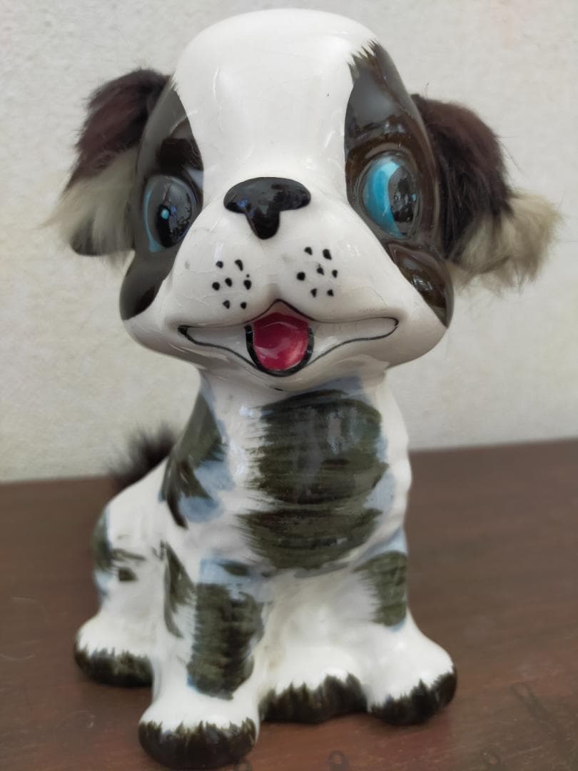 レトロ　陶器貯金箱　４個