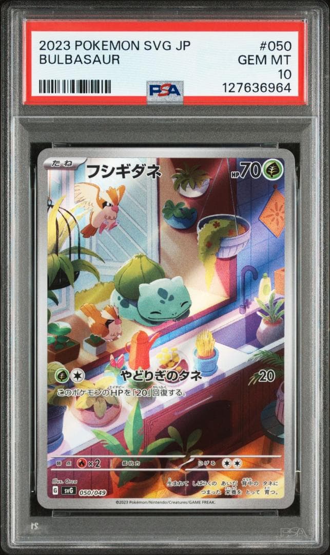 PSA10 3連番 御三家 フシギダネ ヒトカゲ ゼニガメ AR　②