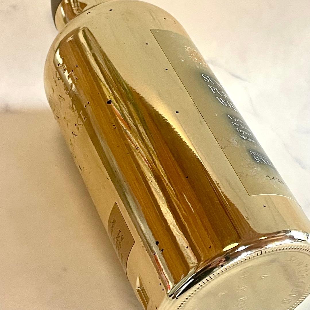 【激レア】サントリー　山崎　６０周年記念 ゴールドボトル　空き瓶　メッキ剥離有り