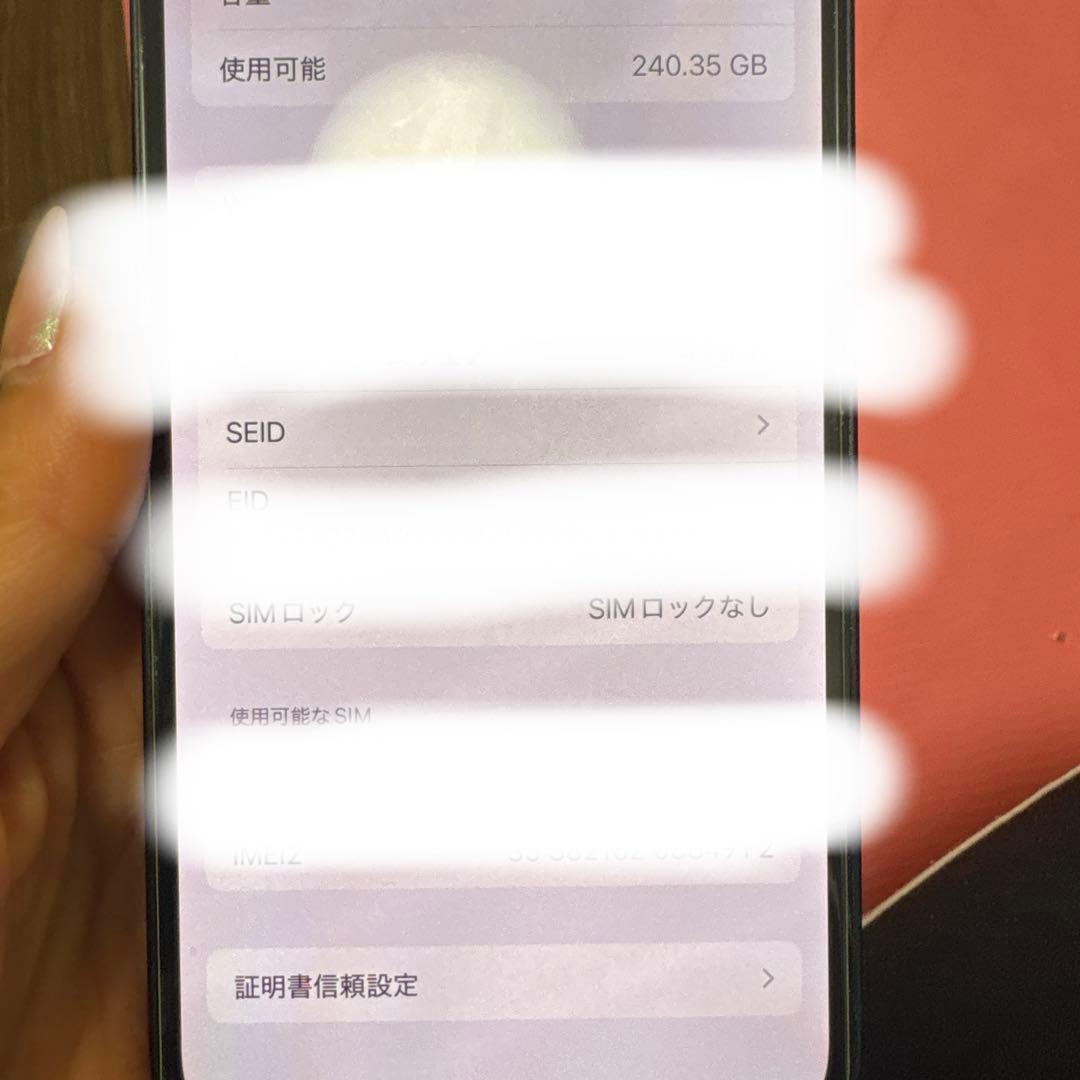 iPhone13 本体　ブラック　256GB