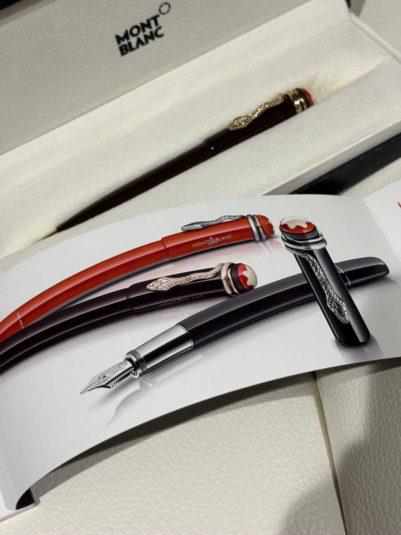 未使用】MONTBLANC モンブラン ヘリテイジコレクション ボールペン 茶