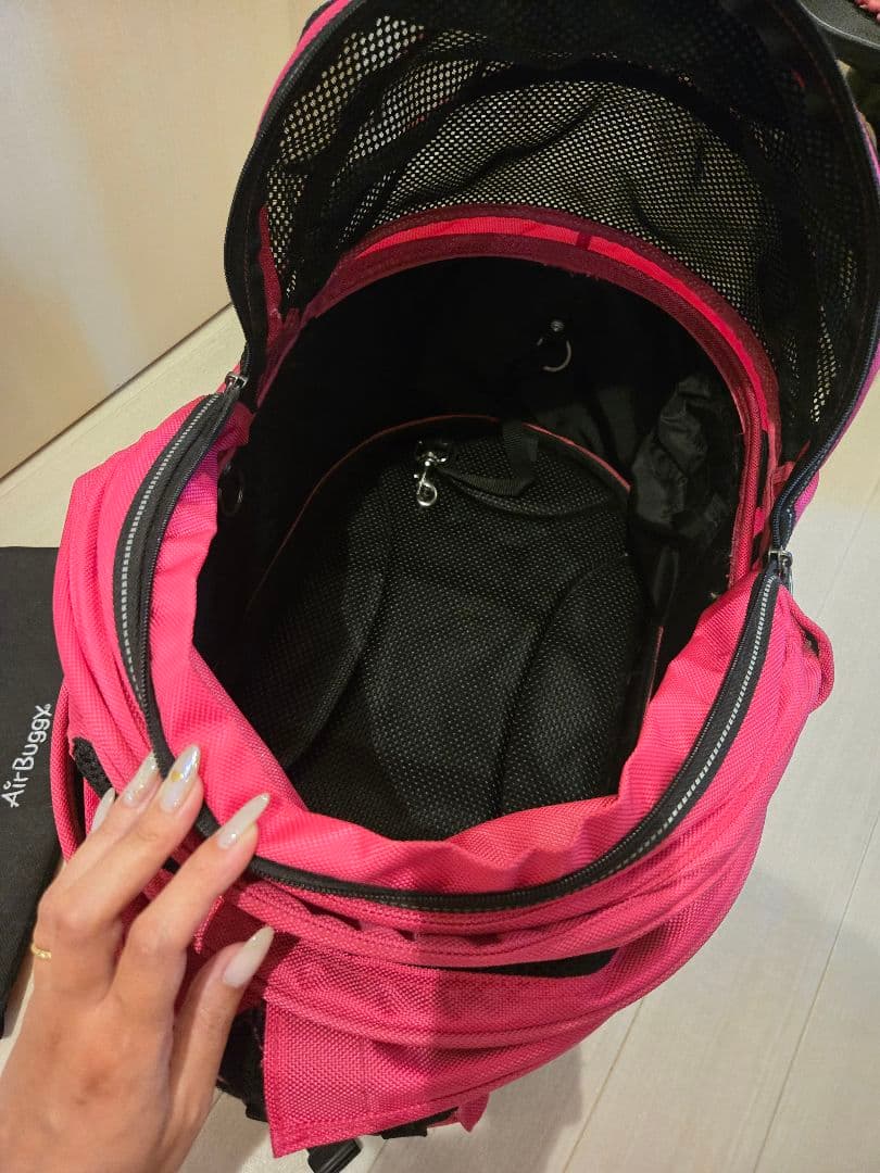 引き取り限定 エアバギー ドーム2 SMサイズ　ペットカート　ベビーカー兼用