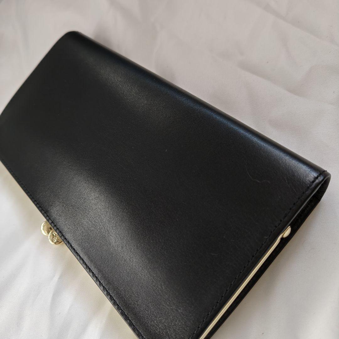 新品未使用級　ヴィヴィアンウエストウッド　長財布　オーブ　がま口　レザー