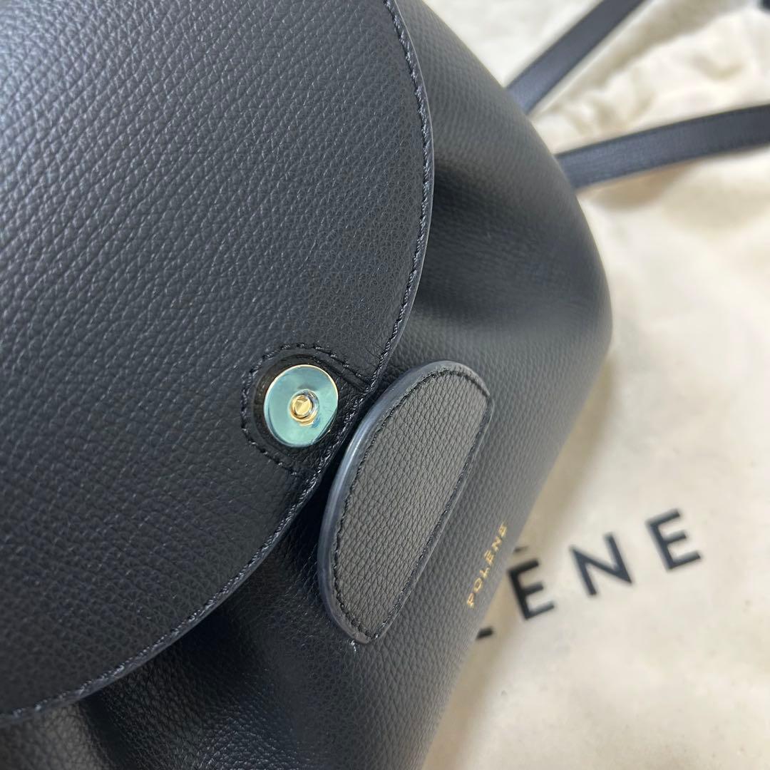 【未使用】ポレーヌ ヌメロ アン ナノ ブラック 2way ショルダーバッグ