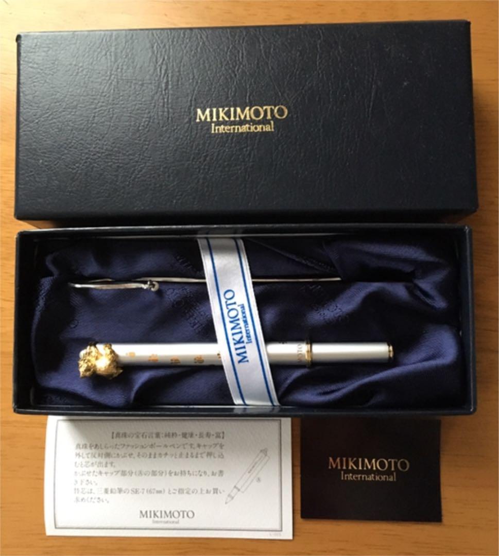 真珠ボールペン＆ブックマーク MIKIMOTO  新品