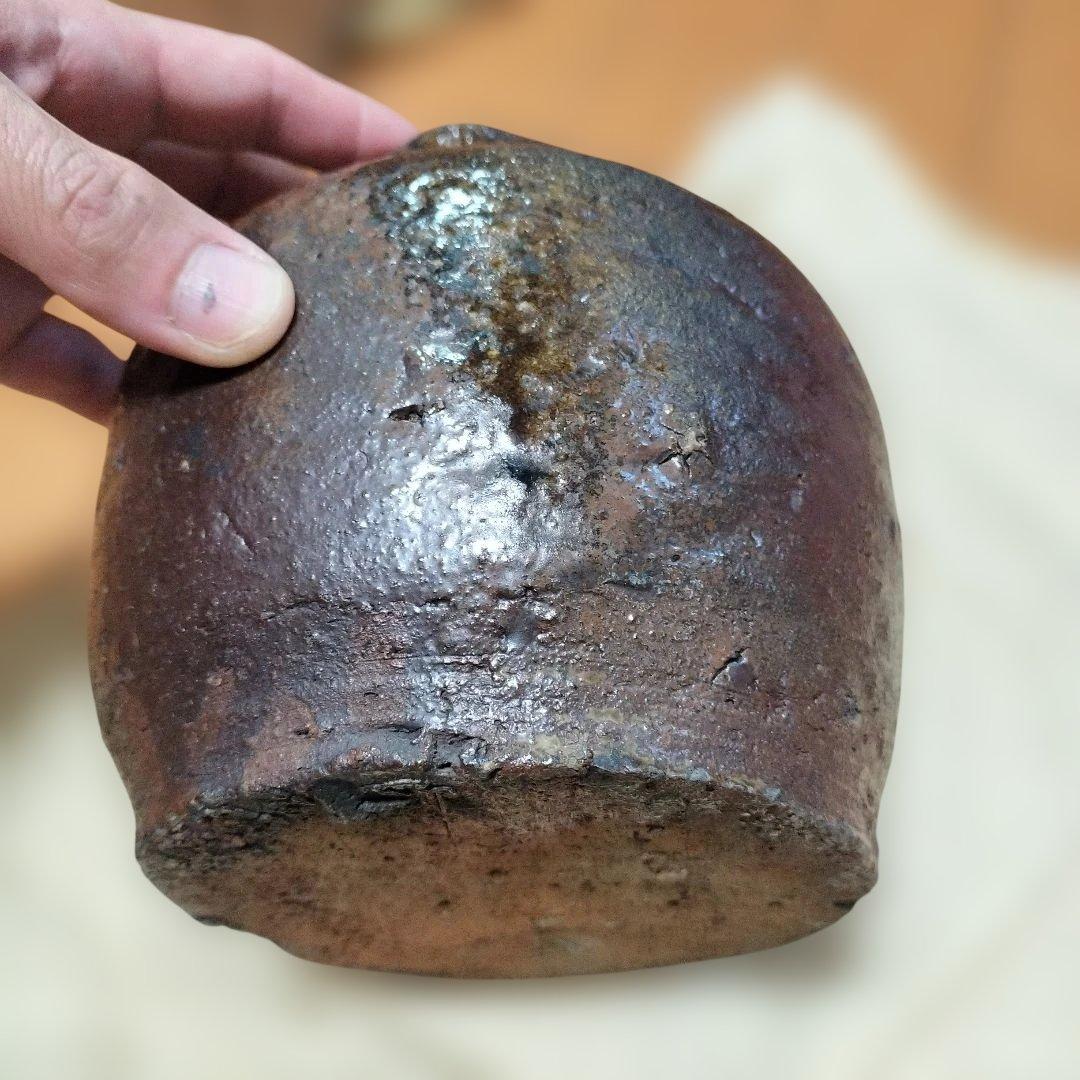 古美術　越前鉄漿壺　御歯黒壺　桃山時代　箱付き