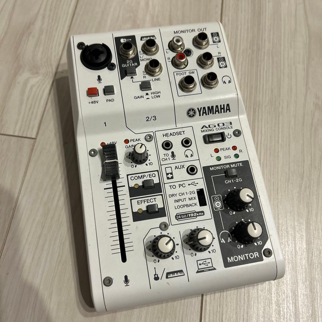 【バラ売り可】配信セット YAMAHA AG03 コンデンサーマイク