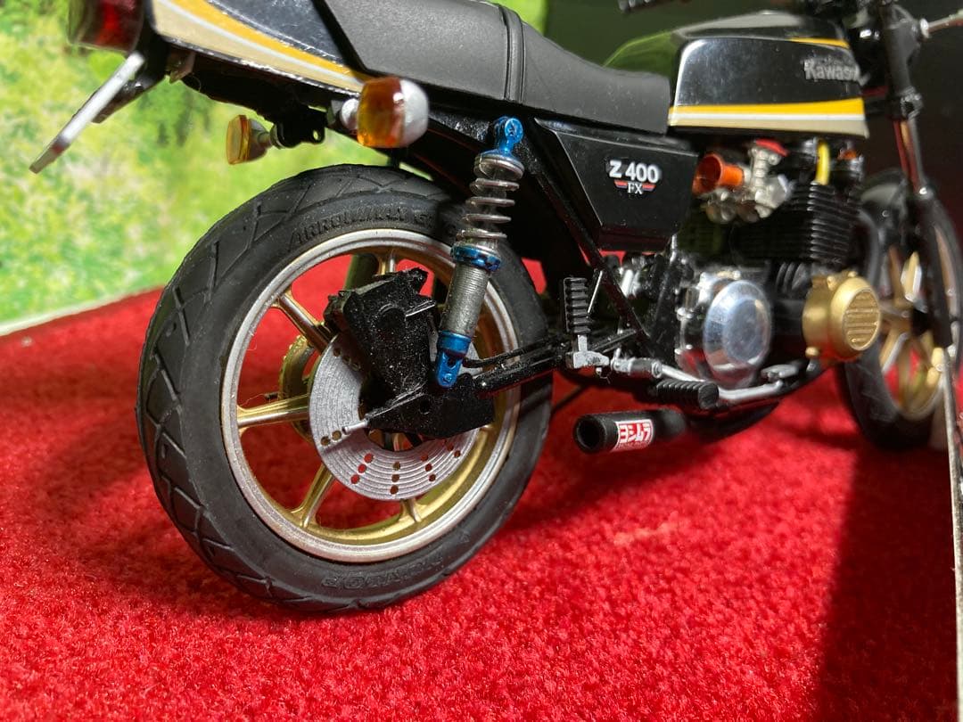 え？さん専用アオシマ★Z400FXタイガーカラー製作品(素人作品)★