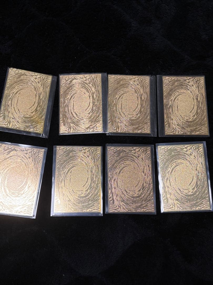 遊戯王ゴールドステンレスカード8枚セット　観賞用