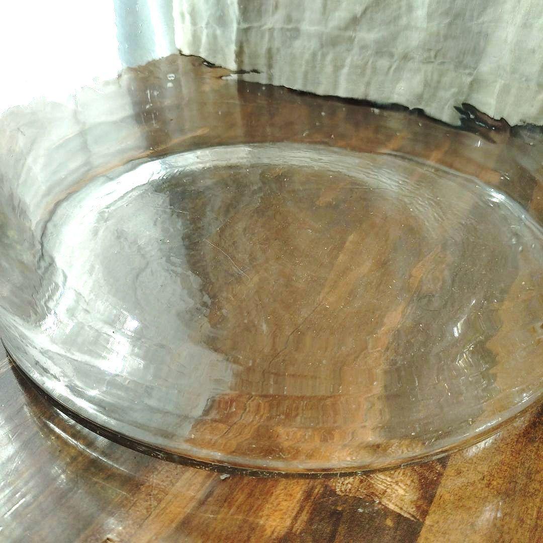 アンティーク レトロ ガラス瓶 特大 古い 気泡 菓子瓶 飴屋瓶 和硝子