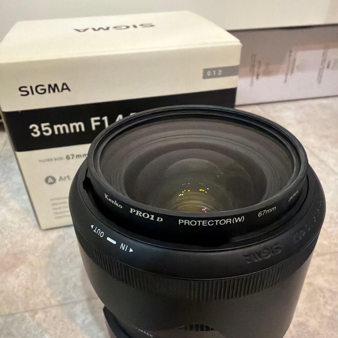 SIGMA 35mm F1.4 DG レンズ 67mm Canon用