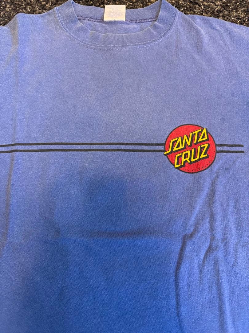【送料無料】80s/SANTA CRUZ サンタクルーズ　袖裾シングル/Tシャツ