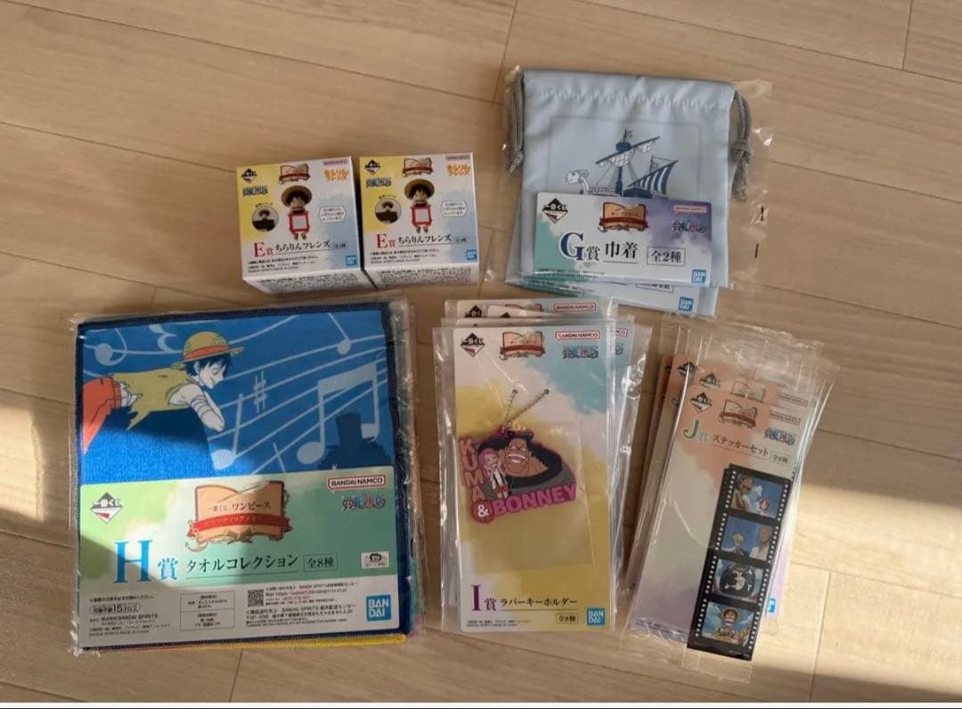 て*む様 ワンピース 一番くじ A賞B賞E賞 G賞 H賞 I賞J賞ラストワン賞