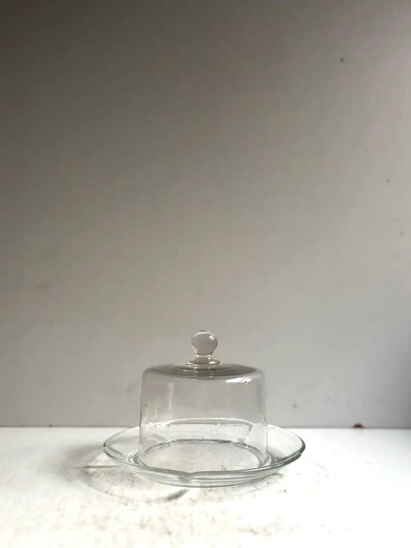 678 フランスアンティーク 古いチーズドーム ガラスドーム 蚤の市購入 パリ