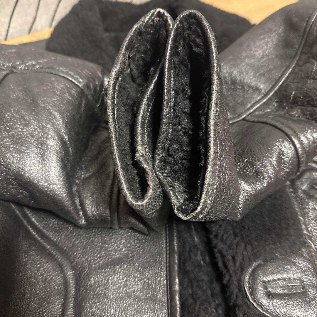 ヒ*ン様 美品　THE SOURCE TYPE B-3 リアルムートン　Ｌ