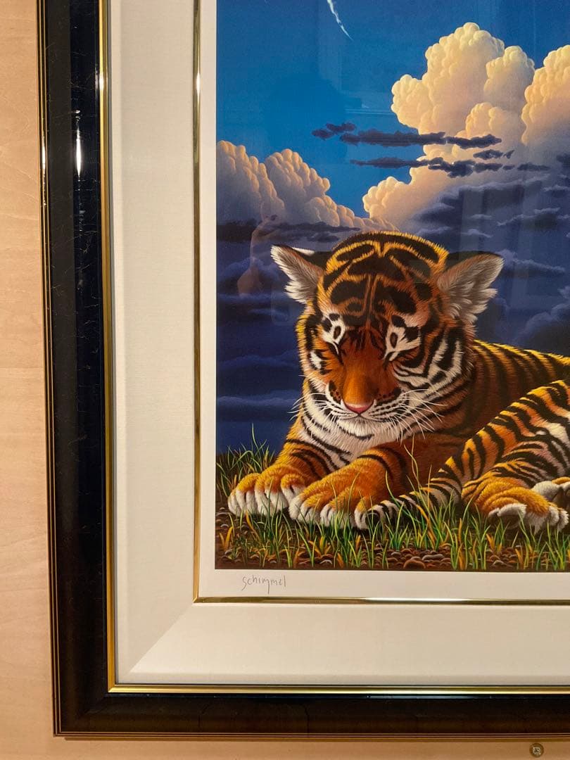 シム・シメール「母に抱かれて」ジークレー　直筆サイン・エディション・作品保証書有