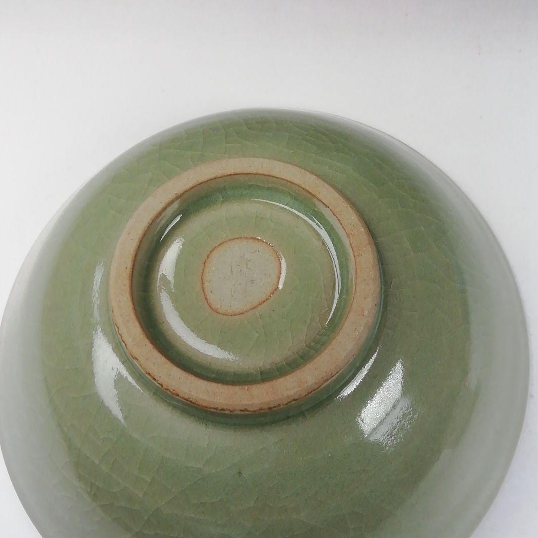 Ｔ４００　茶碗　『高麗写　平茶碗』『清峰 造』　共箱　抹茶碗　茶道具