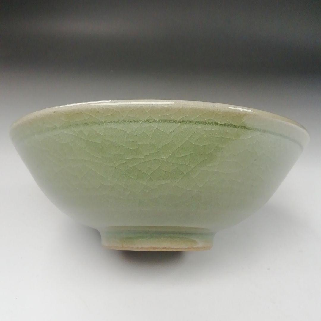 Ｔ４００　茶碗　『高麗写　平茶碗』『清峰 造』　共箱　抹茶碗　茶道具