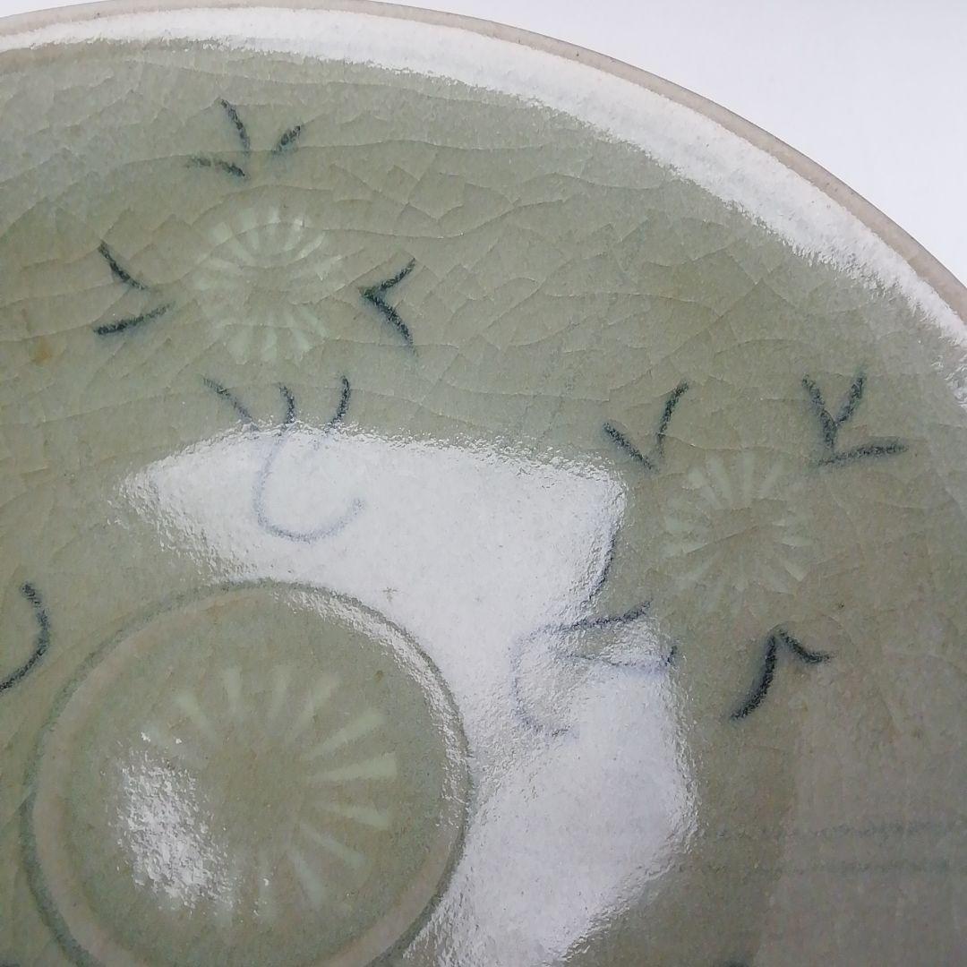 Ｔ４００　茶碗　『高麗写　平茶碗』『清峰 造』　共箱　抹茶碗　茶道具