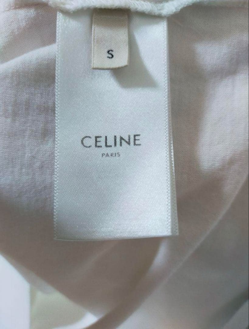 CELINE 星柄ロゴ Tシャツ